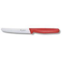 Кухонный нож Victorinox Standart для овощей 11 см, с волнистым лезвием, красный (5.0831)