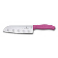 Кухонный нож Victorinox SwissClassic Santoku 17 см Pink (6.8526.17L5B)