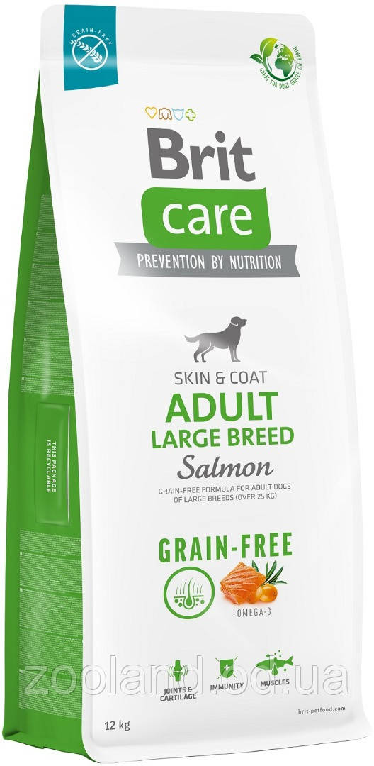 172204 Brit Care Dog Grain-free Adult Large Breed, 12 кг