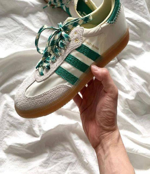 Adidas Samba x Wales Bonne Grey Green 12052