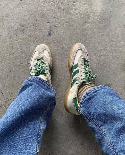 Adidas Samba x Wales Bonne Grey Green 12052