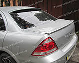 Спойлер на скло Nissan Almera Classic (спійлер заднього скла Нісан Альмера Класик), фото 5