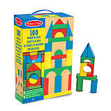 Будівельний набір Дерев'яні кубики (100 шт) від Melissa & Doug, фото 4