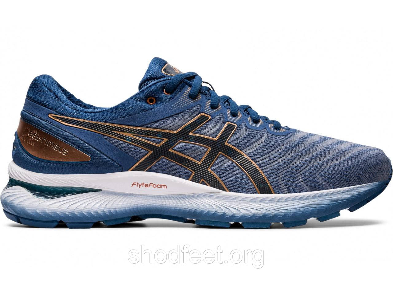 Чоловічі кросівки Asics-Gel Nimbus 22 Red Blue, фото 1