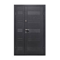 Двери металлические Министерство Дверей БЦ Горизонт венге горизонт серый 120*205 см правые