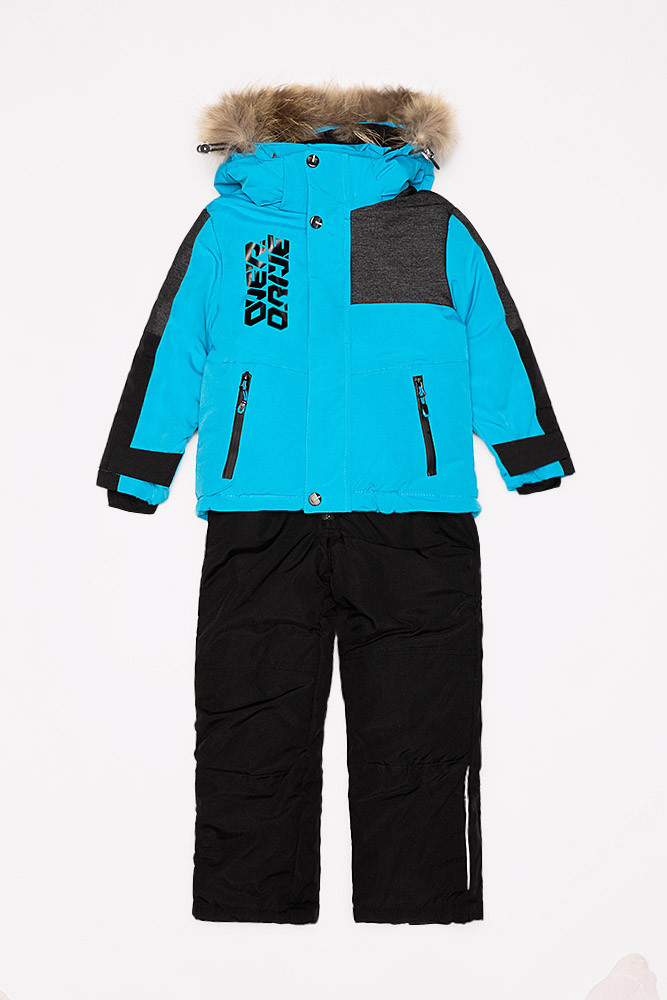 Комплект куртка та штани на хлопчика колір синій ЦБ-00196541