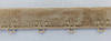 Гачки на стрічці для корсетів однорядні 28 мм світлий беж (екозамш), фото 3