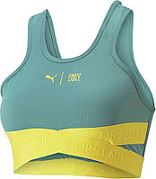 Топ женский Puma W FIRST MILE HIGH IMPACT BRA бирюзовый 52321084