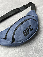 Бананка UFC синій меланж (лого чорне)