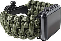 Плетенный ремешок из паракорда для Apple Watch Savior Survival Gear Paracord Watch Band