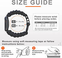 Плетений ремінець з паракорду для Apple Watch Savior Survival Gear Paracord Watch Band, фото 8