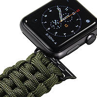 Плетений ремінець з паракорду для Apple Watch Savior Survival Gear Paracord Watch Band, фото 2