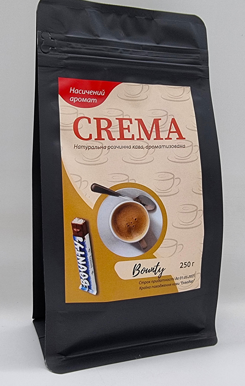 Розчинна кава Crema з ароматом "Bounty" 250 г