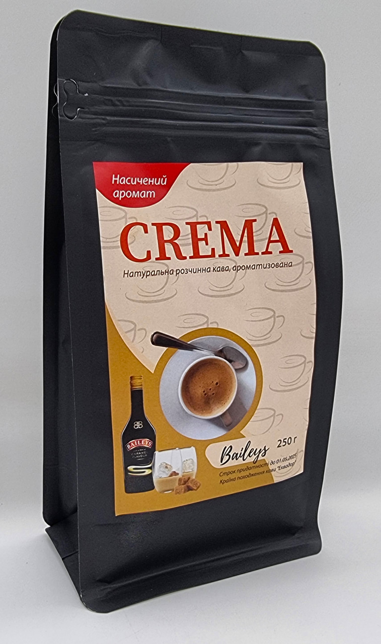 Розчинна кава Crema з ароматом "Bailiys" 250 г