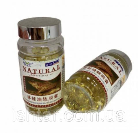 КАПСУЛИ "ЖИР ДЕРЕВНОЇ ЖАБКИ" (FOREST FROG OIL), NATURAL 100 КАП Х 500 МГ