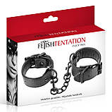 Наручники Fetish Tentation Adjustable Handcuffs, регульовані, знімний ланцюжок з карабінами SO7679, фото 4