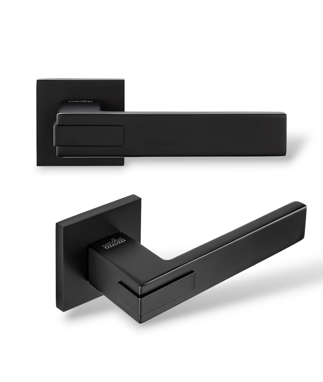 Ручки для дверей MVM Z-1320/E20 BLACK чорний матовий, фото 1