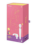 Смарт вібромасажер зі змінною головкою Satisfyer Double Wand-er (м'ята упаковка), фото 8