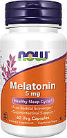 Мелатонин Now Foods, Melatonin 5 мг, 60 капсул