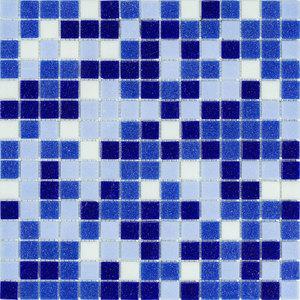 Мозаїка Stella di Mare R-MOS B11243736 синій мікс 20x20 на сітці за 1 ШТ