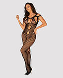 Бодістокінг Obsessive Bodystocking G322 S/M/L, фантасмагорично-силуетний крій SO7242, фото 4