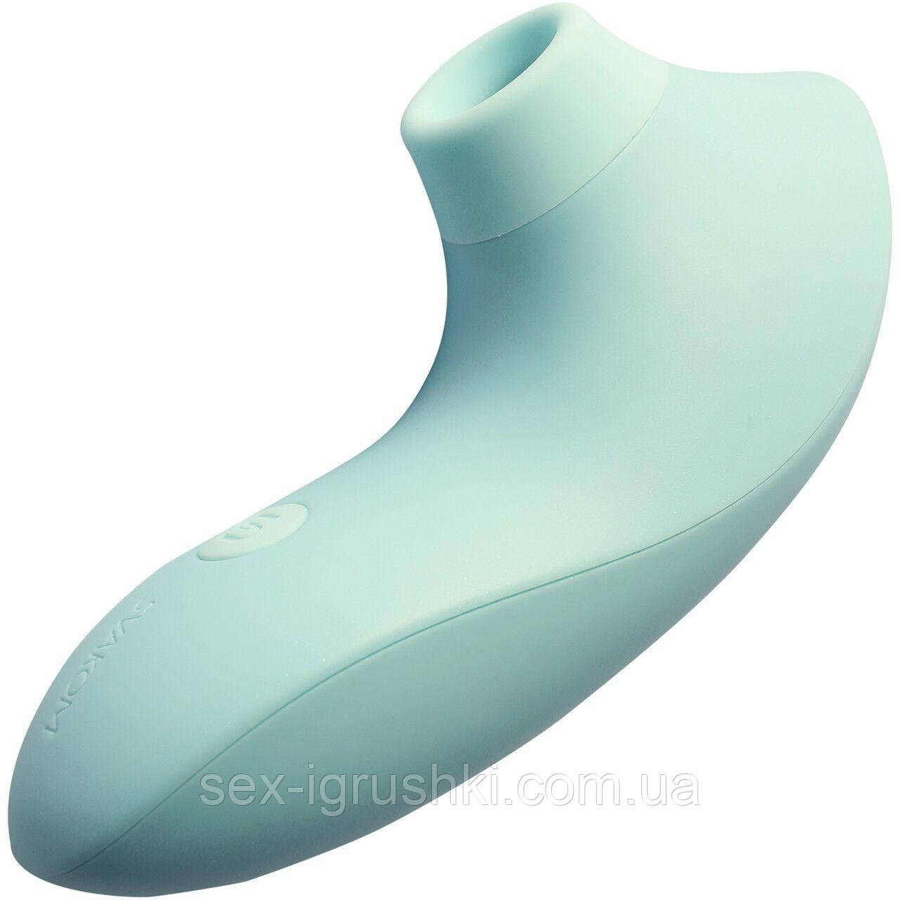 Вакуумний стимулятор Svakom Pulse Lite Neo Seafoam Blue, керується зі смартфона SO7324