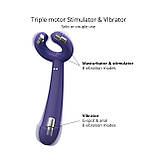 Вібратор для пар Love To Love PLEASE ME - MIDNIGHT INDIGO з трьома моторами, гнучкий SO7387, фото 2