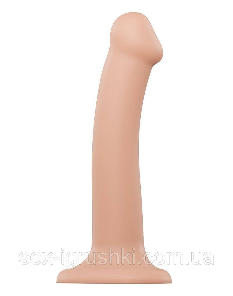 Насадка для страпона Strap-On-Me Dual Density Dildo Flesh M (м'ята упаковка) SO2354-R