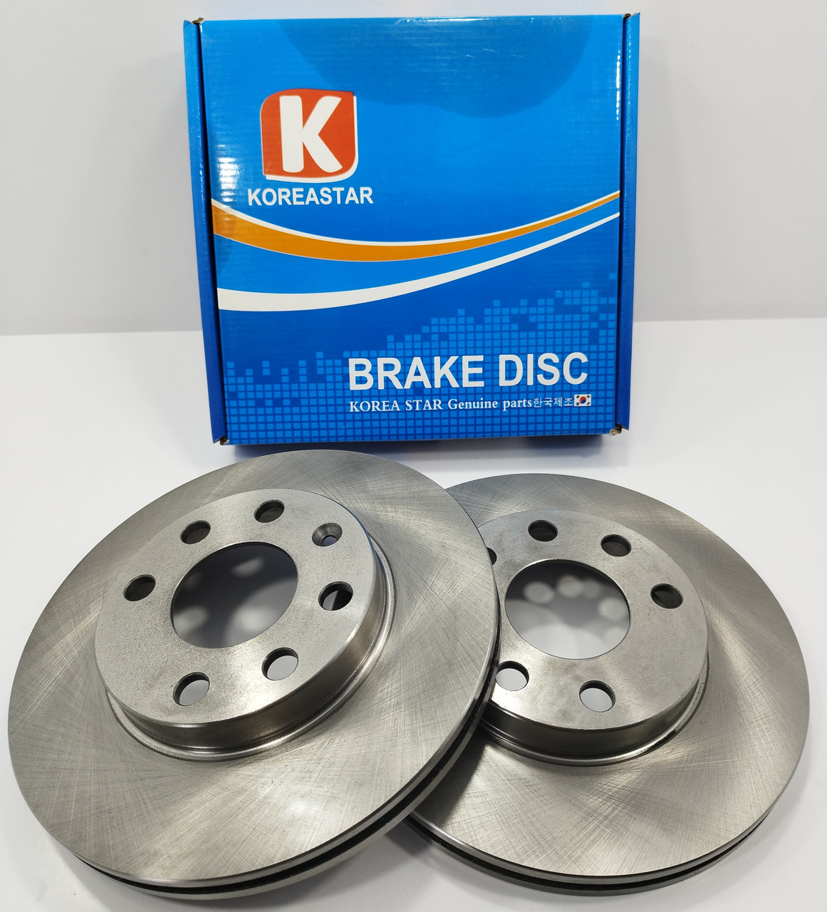 Диски передні гальмівні (к-т лівий + правий) Ланос,Сенс KOREASTAR Корея, фото 1