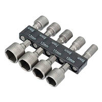 РќР°Р±РѕСЂ С‚РѕСЂС†РµРІС‹С… РіРѕР»РѕРІРѕРє Р±РёС‚ 9С€С‚ 5-13РјРј, 1/4" РїРѕРґ С€СѓСЂСѓРїРѕРІРµСЂС‚