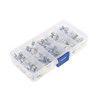 Запобіжники скляні 100 шт. М5x20мм, 0.5-30 А набір