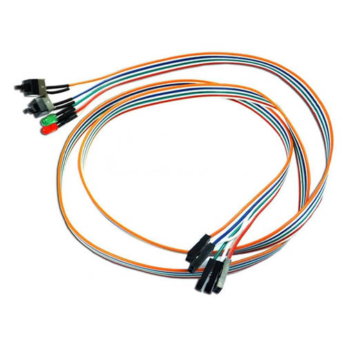 Кнопка включення живлення перезавантаження ПК Power SW і Reset SW HDD індикатори, фото 1