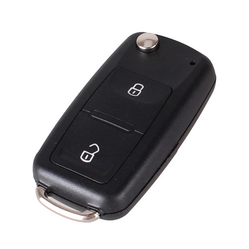 Выкидной ключ, РєРѕСЂРїСѓСЃ РїРѕРґ чип, 2РєРЅ, Volkswagen, HU66, фото 1