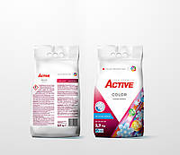 Порошок для стирки цветных вещей Active Color 2,7 кг на 36 стирок