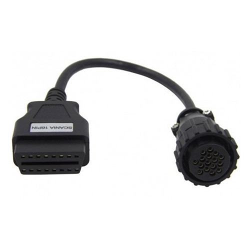 Перехідник з OBD2 16pin мама на Scania, DAF 16pin мама, фото 1