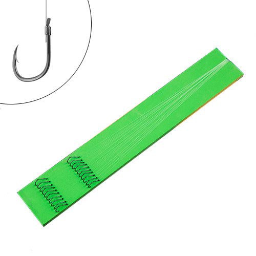 Повідець з двома гачками №4 для карпового лову, 10шт, волосінь 0.15мм, фото 1