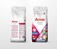 Порошок для стирки цветных вещей Active Color 10 кг на 135 стирок