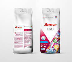 Порошок для прання кольорових речей Active Color 10 кг на 135 прань