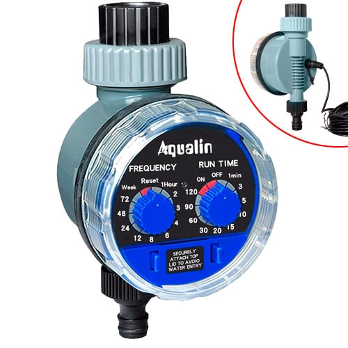 Таймер поливання з кульовим клапаном Aqualin YL21025A під датчик дощу