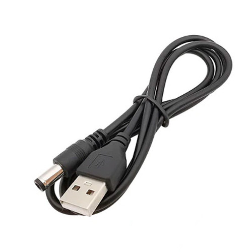 Кабель перехідник USB 5.5x2.1 мм 5.5x2.5 мм 1.2 м для живлення електроніки