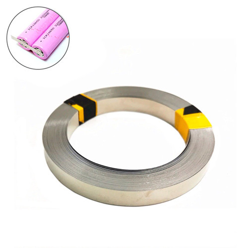 Стрічка нікельована 10м 8x0.15мм для точкового зварювання акумуляторів, фото 1