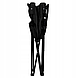 Крісло туристичне складане зі спинкою та підсклянником Folding Сhair JD-759 Black, фото 6