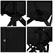 Крісло туристичне складане зі спинкою та підсклянником Folding Сhair JD-759 Black, фото 9
