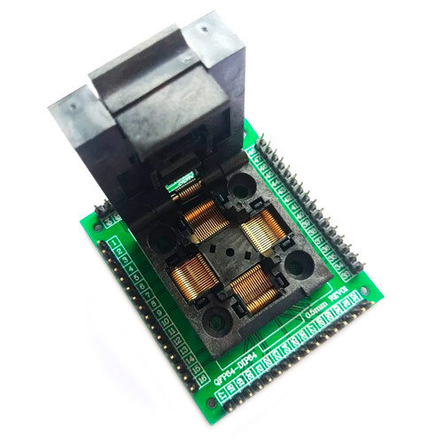 TQFP64 LQFP64 QFP64 - DIP64 РїРµСЂРµС…РѕРґРЅРёРє РїР°РЅРµР»СЊРєР° РґР»СЏ РїСЂРѕРіСЂР°РјРјР°С‚РѕСЂР°, фото 1