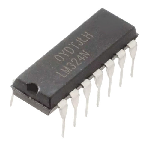 Чип LM324N 10ШТ LM324 DIP-14, Операційний підсилювач 4-канальний