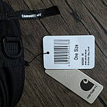 Сумка Carhartt WIP Essential Барсетка женская мужская, Мессенджер Кархарт черный через плечо мужская LUX!, фото 11