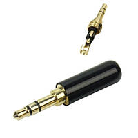 Штекер 3.5 мм TRS mini-jack джек стерео 3pin металевий корпус