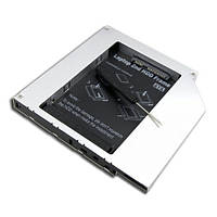 Адаптер на другий жорсткий диск, Optibay, 2.5 SATA-SATA, 9.5 мм, метал