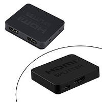 Комутатор HDMI 1x2 порту, FullHD, 3D, сплітер, розгалужувач, компактний