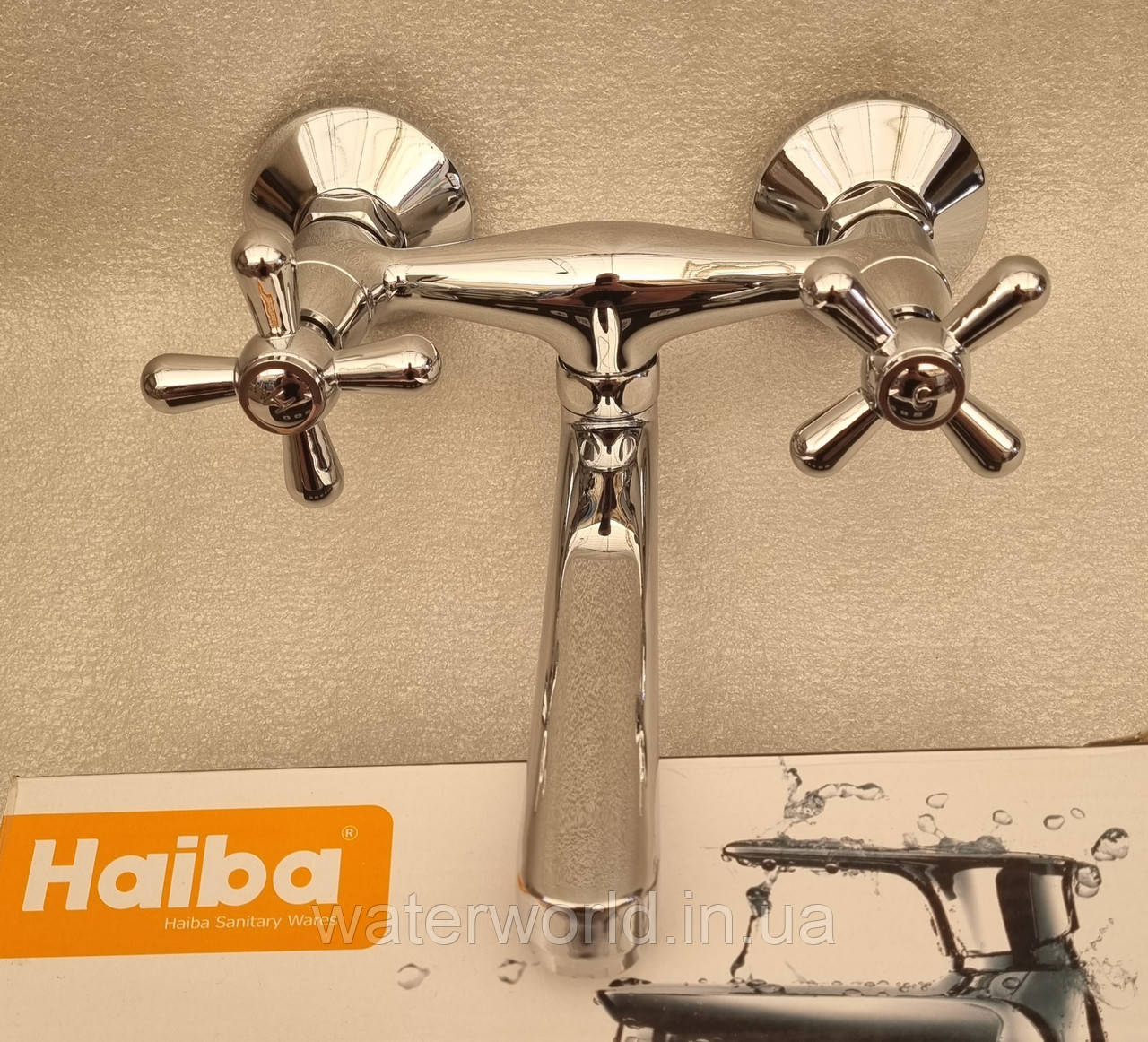 Змішувач для кухні haiba dominox 361 настінний монтаж